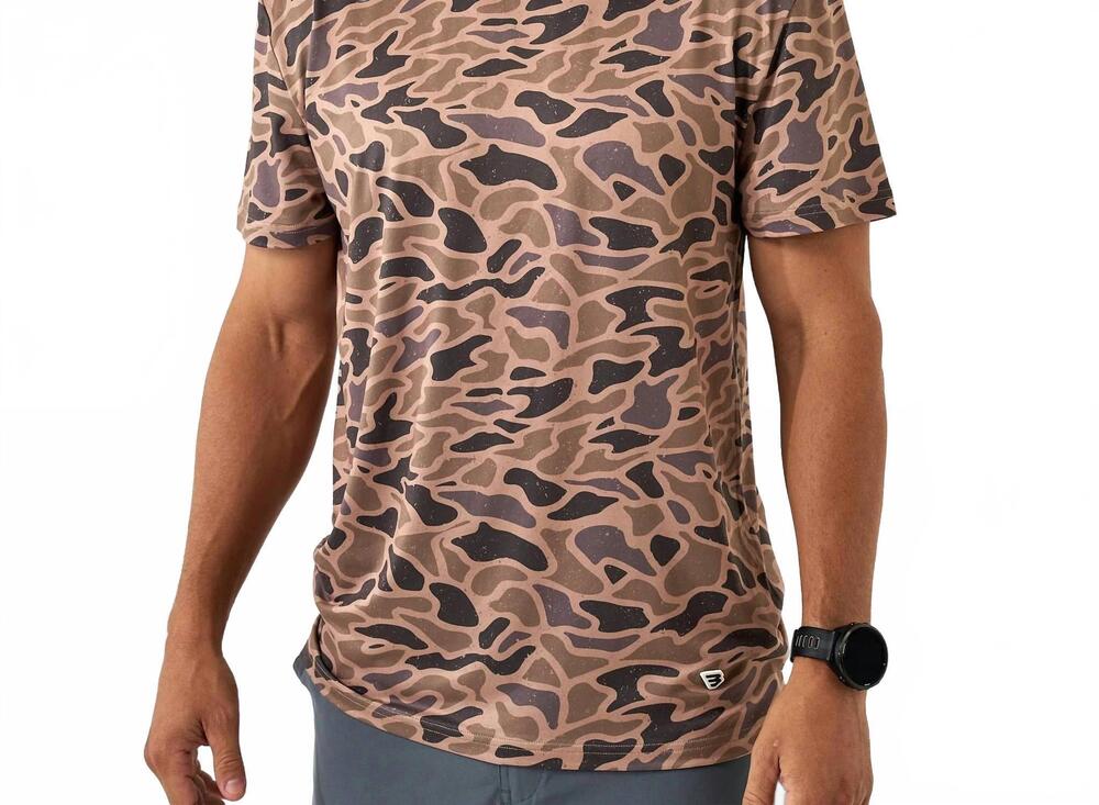 NEW BURLEBO go to tee in gauge camo